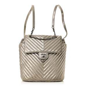 Chanel Iridescent Calfskin Chevron #225500C18B